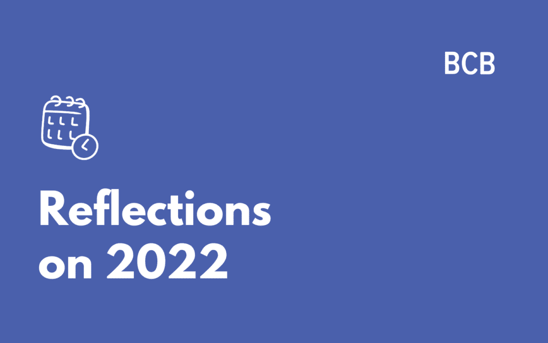 Reflections on 2022