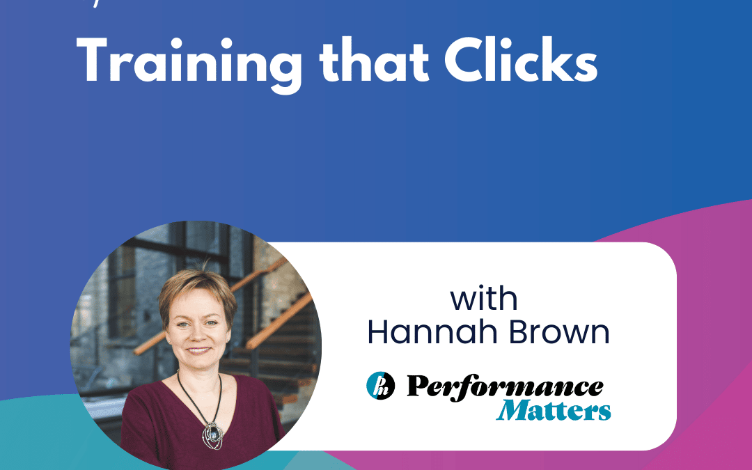 Training that Clicks – Episode 9
