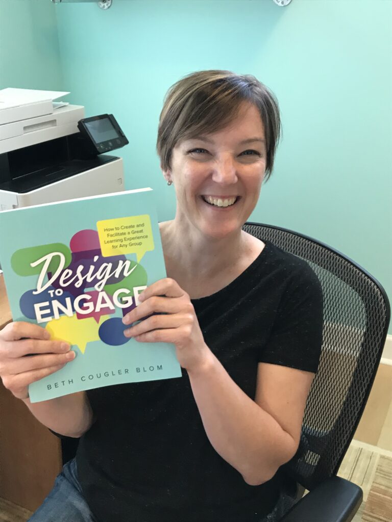 Beth with Design to Engage paperback edition