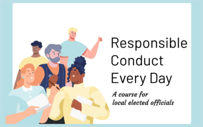 Responsible Conduct Every Day:  Creating an e-learning course for local elected officials