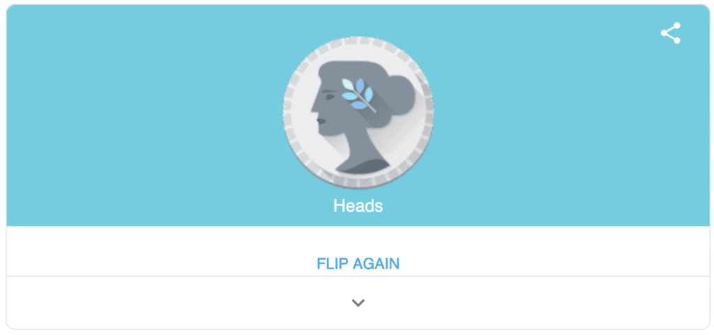 flip a coin