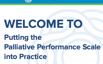E-learning course example: Palliative Performance Scale