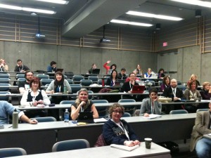 Participants in Genuine Blogging presentation, WordCamp 2012